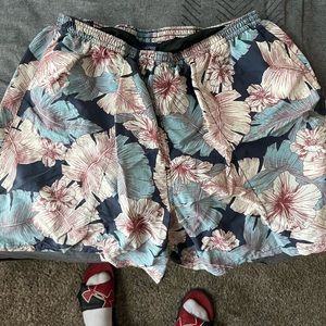 Flower Theme Patagonia Swim Shorts